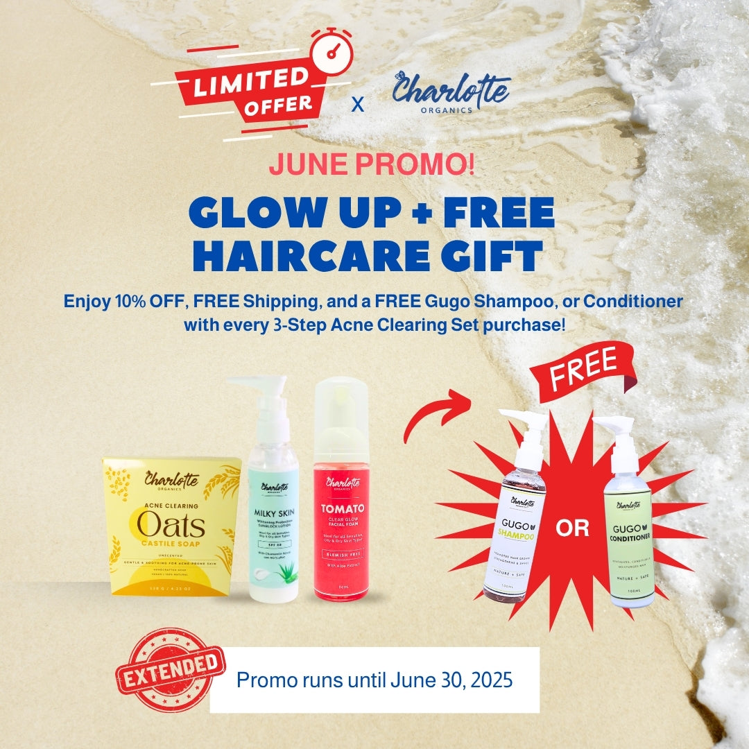 June Promo: 3-Step Acne Clearing Set w/Free Shampoo or Conditioner
