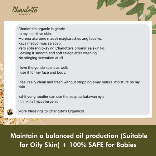 (Set of 2) Charlotte Organics Acne Clear Oats Solution Soap My Store