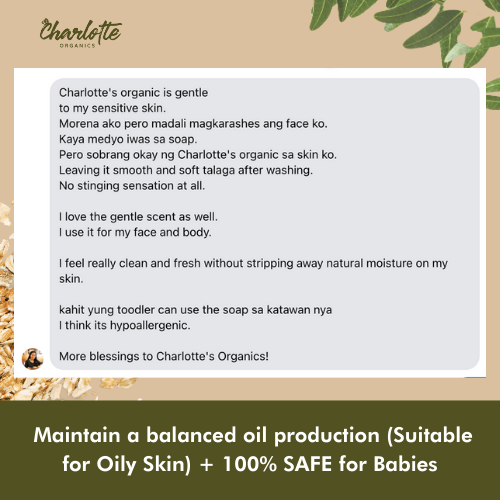 (Set of 3) Charlotte Organics Acne Clear Oats Solution Soap My Store