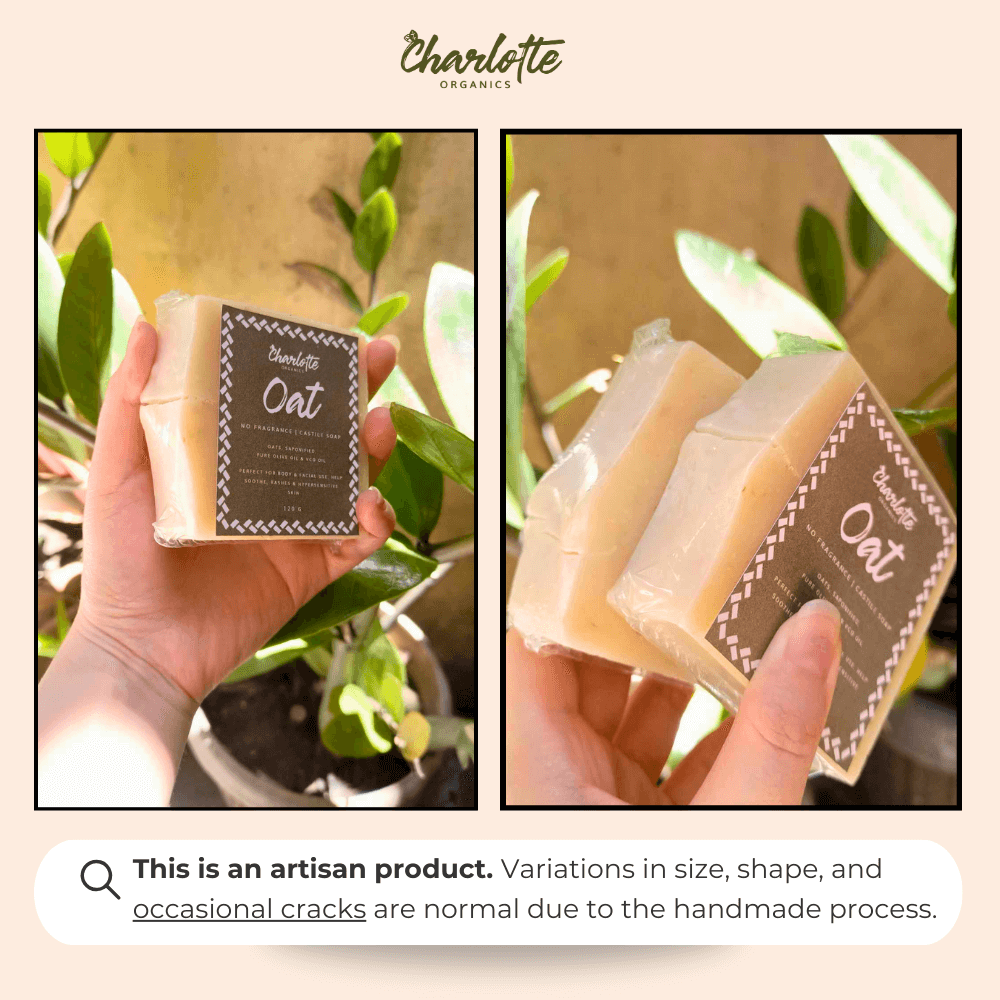 (Set of 5) Charlotte Organics Acne Clear Oats Solution Soap