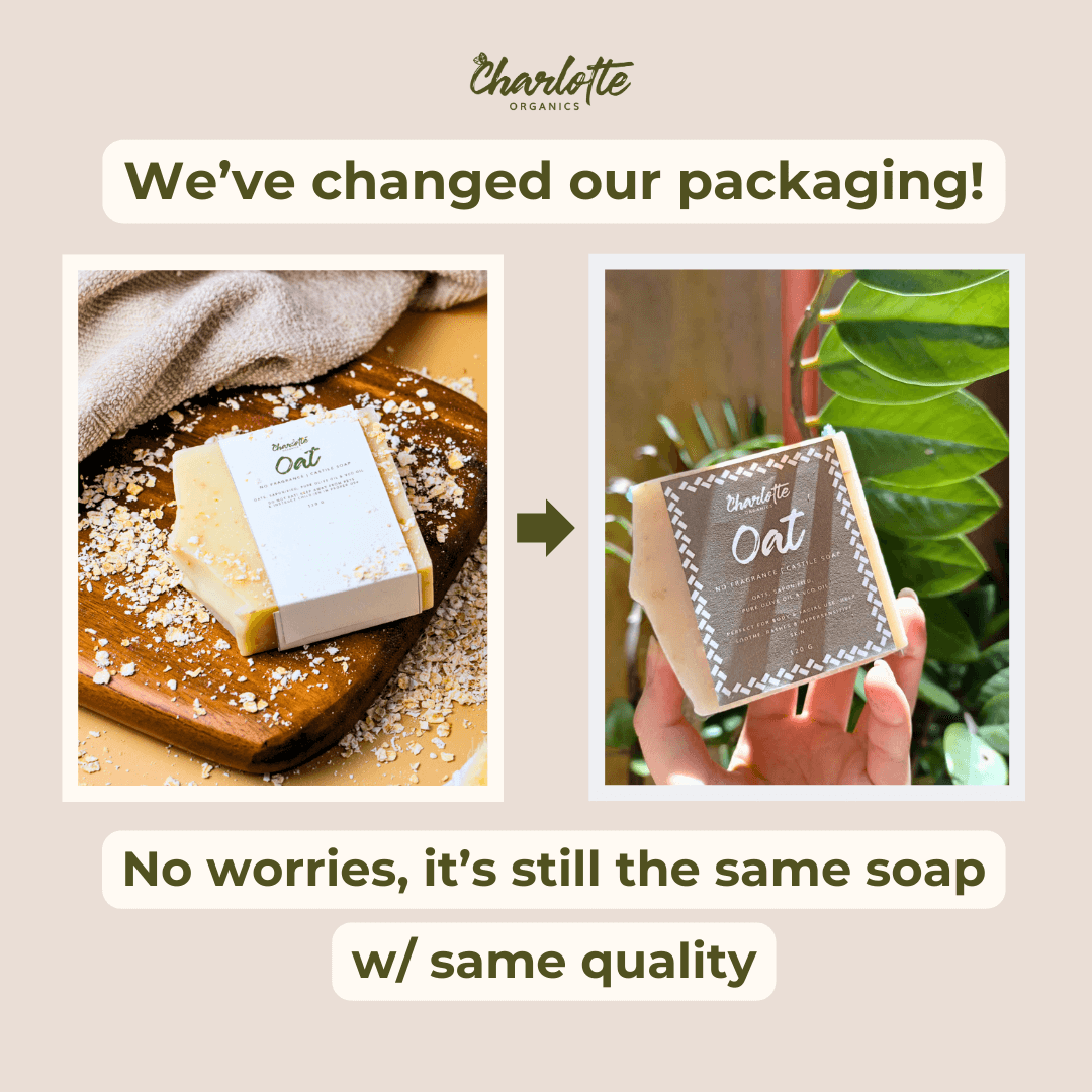 (Set of 5) Charlotte Organics Acne Clear Oats Solution Soap