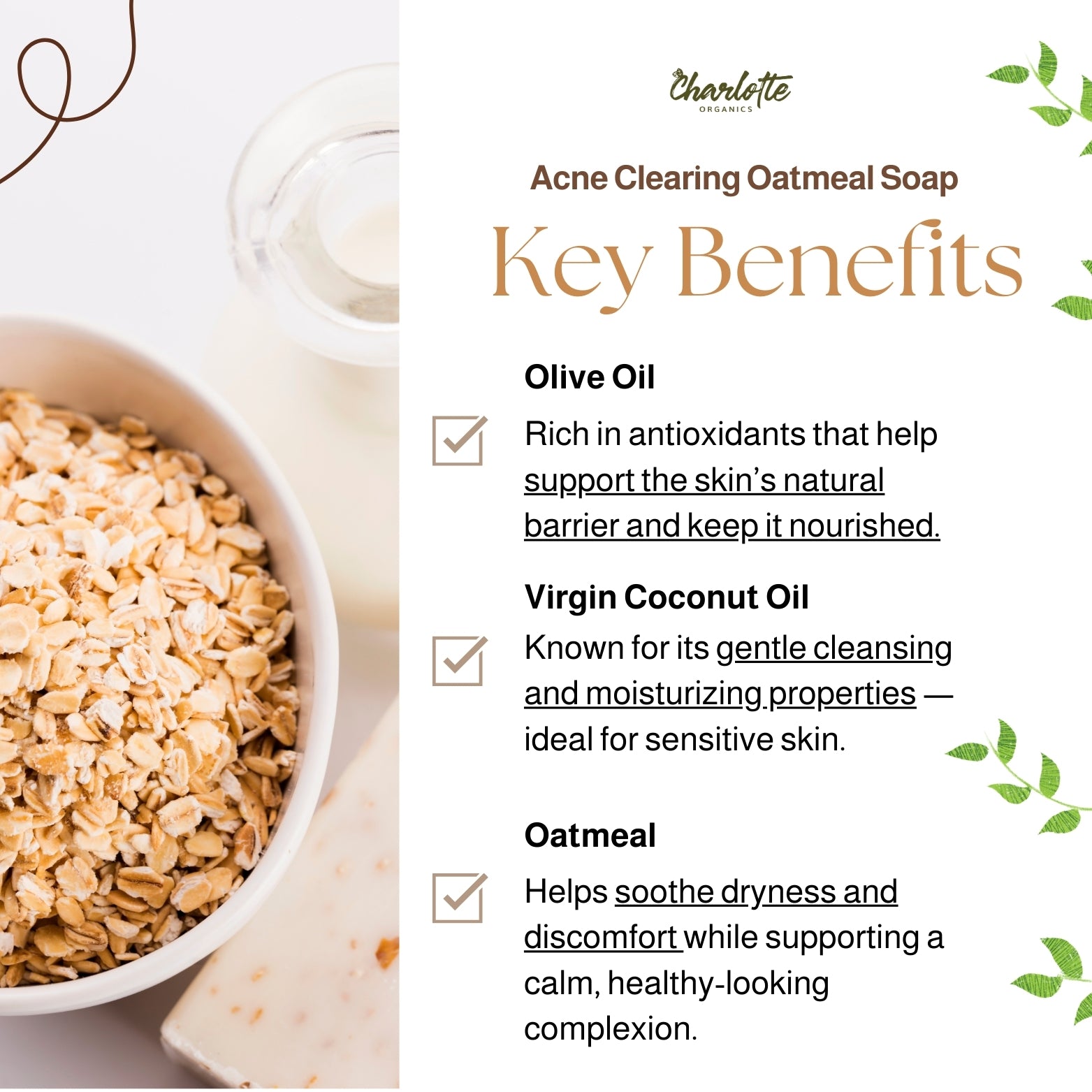 [Compact Edition] Acne Clearing Oatmeal Soap 60g