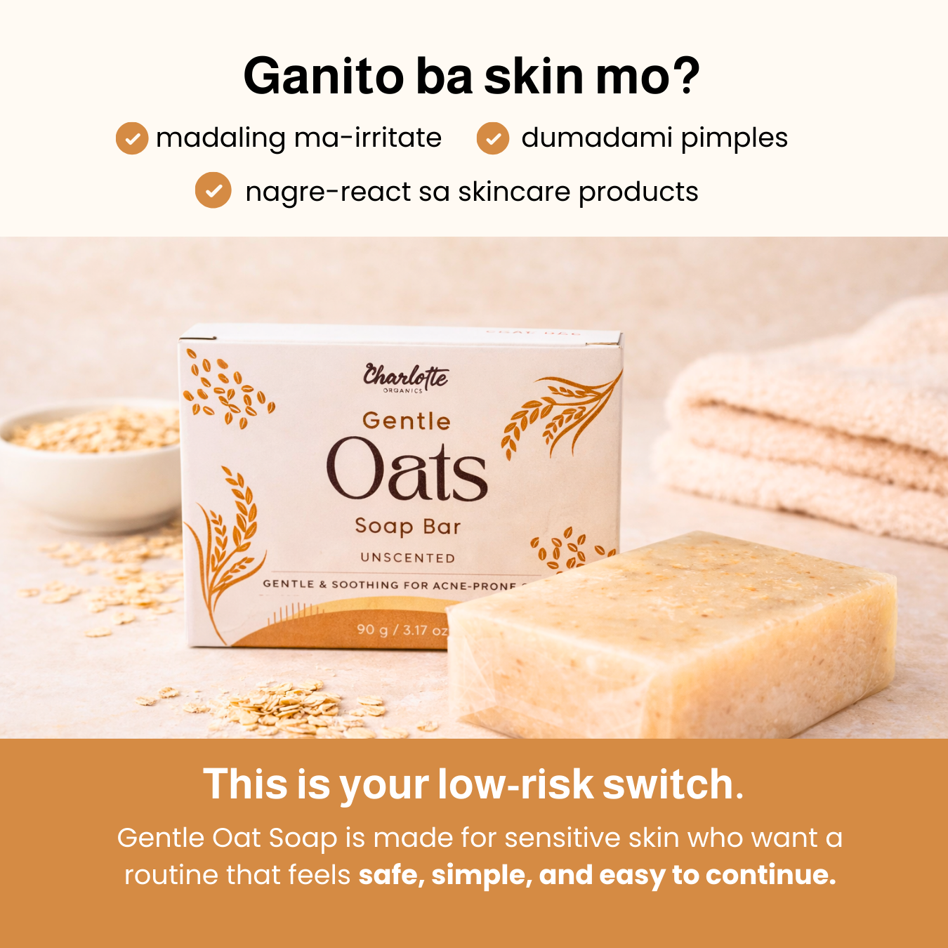 Gentle Oat Soap Bar