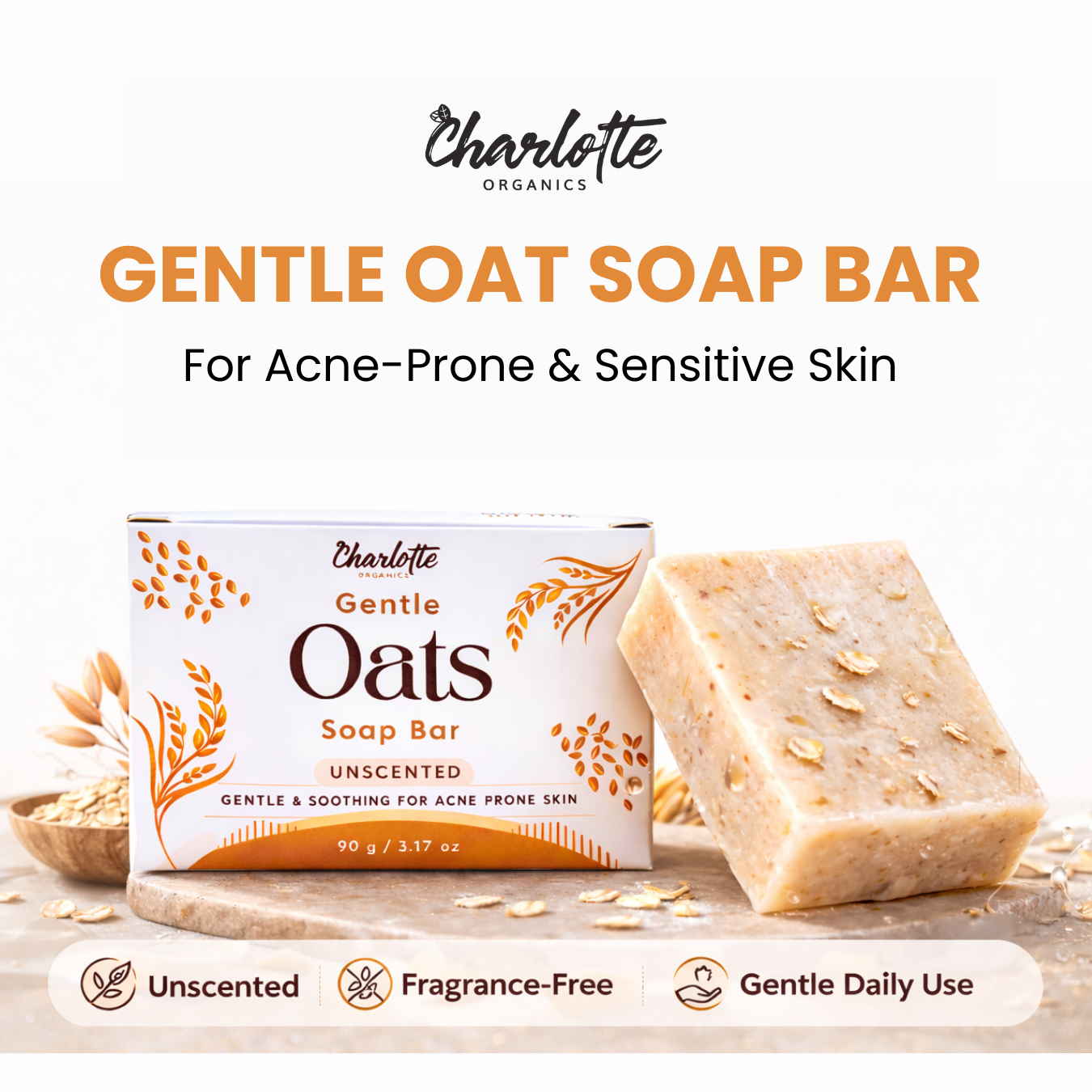 Gentle Oat Soap Bar