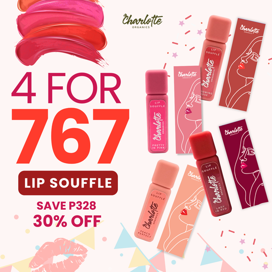 [PROMO] 4pc Lip Soufflé Shade SET