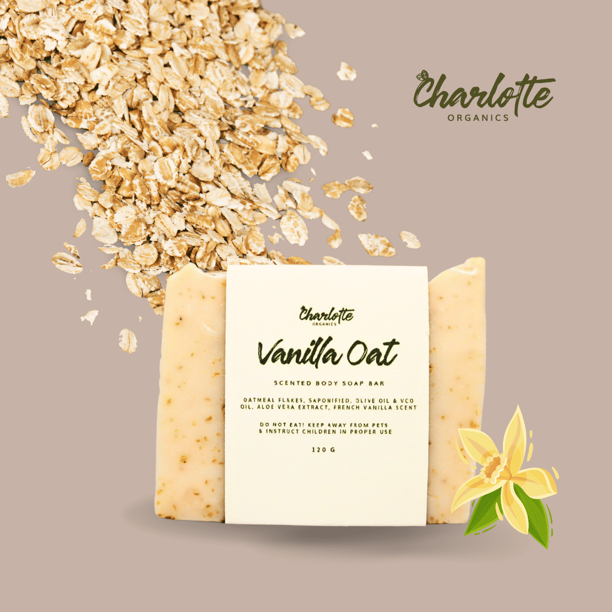 [BODY SOAP] Vanilla Silk Oat Spa Soap My Store