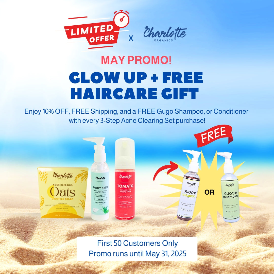 May Promo: 3-Step Acne Clearing Set w/Free Shampoo or Conditioner