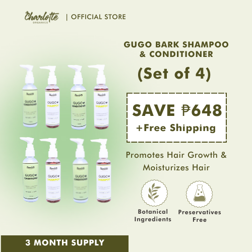 Chemical-Free Gugo Bark Shampoo & Conditioner Bundle