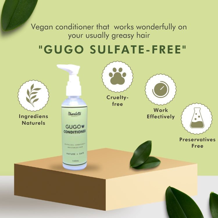 Charlotte Organics Gugo Bark Volumizing Hair Growth Conditioner