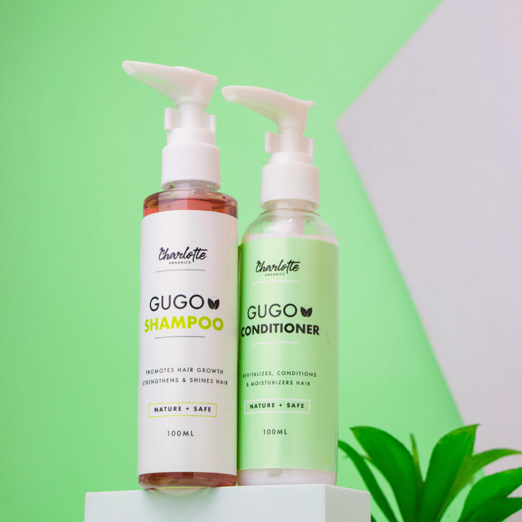 Chemical-Free Gugo Bark Shampoo & Conditioner Bundle